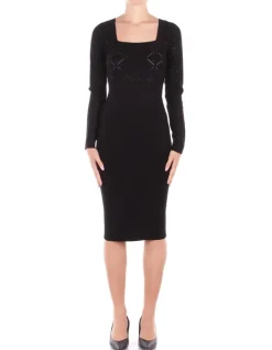 BLUGIRL BLUMARINE Abito Donna Ecs kat abito maglia visc>Donna Abiti