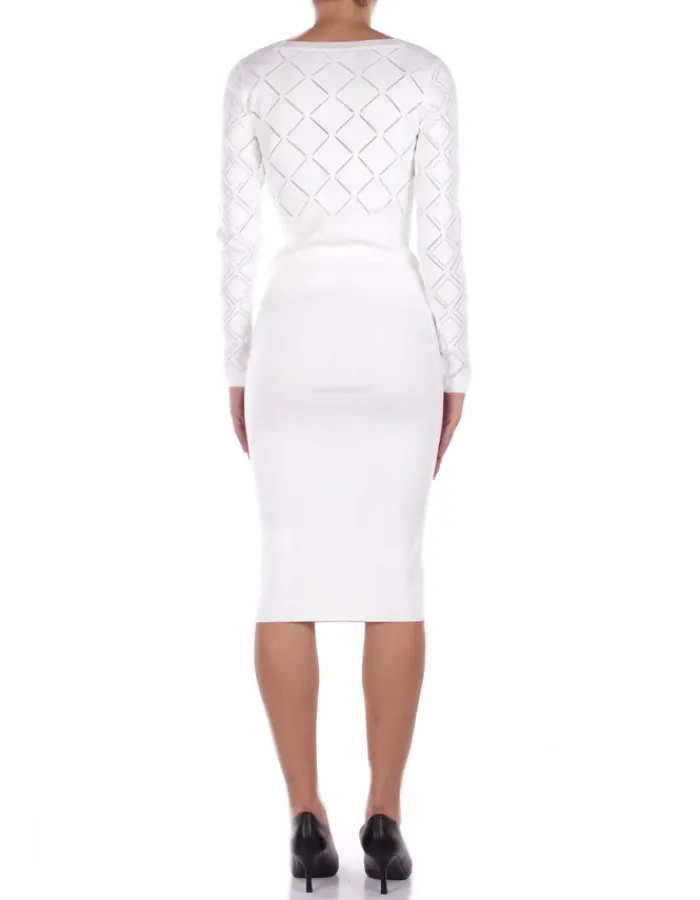 BLUGIRL BLUMARINE Abito Donna Ecs kat abito maglia visc>Donna Abiti