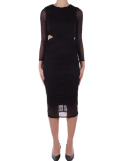 ONLY Abito Donna Onlparis l/s o-neck sidecut>Donna Abiti