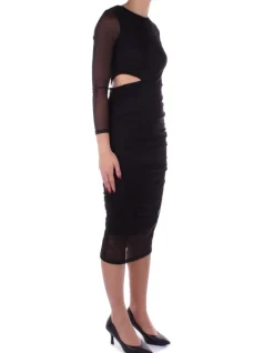 ONLY Abito Donna Onlparis l/s o-neck sidecut><noscript><img width=