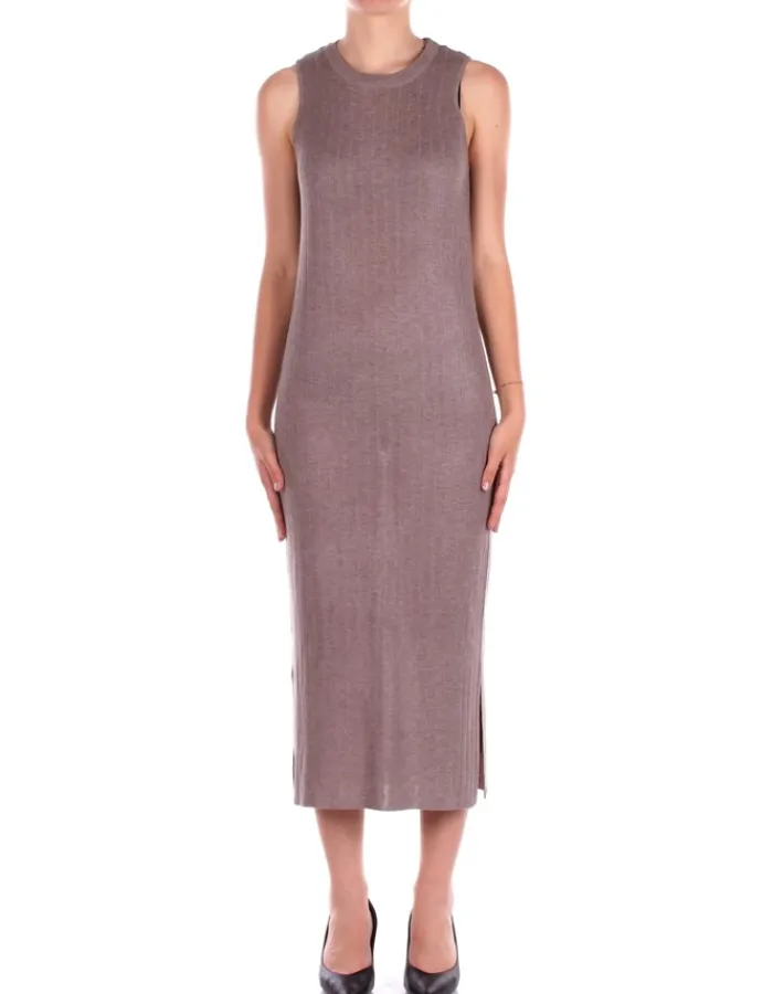 ONLY Abito Donna Onltara sl rib o-neck maxi dre>Donna Abiti