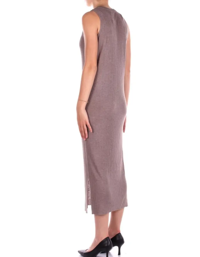 ONLY Abito Donna Onltara sl rib o-neck maxi dre>Donna Abiti