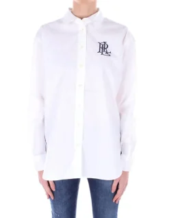 RALPH LAUREN Camicia Donna Kotta long sleeve button front>Donna Camicie