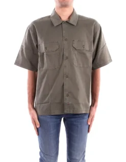 DICKIES Camicia Uomo Unionville gd work shirt ss mi>Uomo Camicie