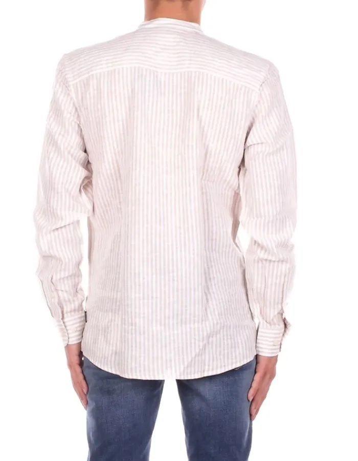 ONLY & SONS Camicia Uomo Onscaiden life ls mao stripe l>Uomo Camicie