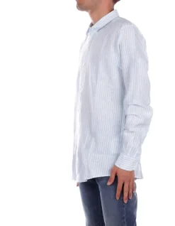 ONLY & SONS Camicia Uomo Onscaiden life ls stripe linen>Uomo Camicie