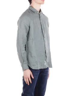 WOOLRICH Camicia Uomo Linen shirt gd><noscript><img width=