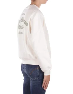 NEW BALANCE Felpa Donna Linear heritage fleece crew><noscript><img width=