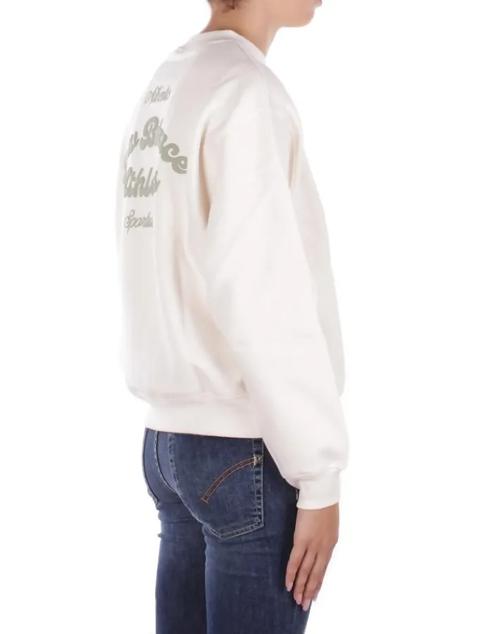 NEW BALANCE Felpa Donna Linear heritage fleece crew>Donna Felpe