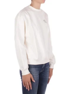 NEW BALANCE Felpa Donna Linear heritage fleece crew><noscript><img width=