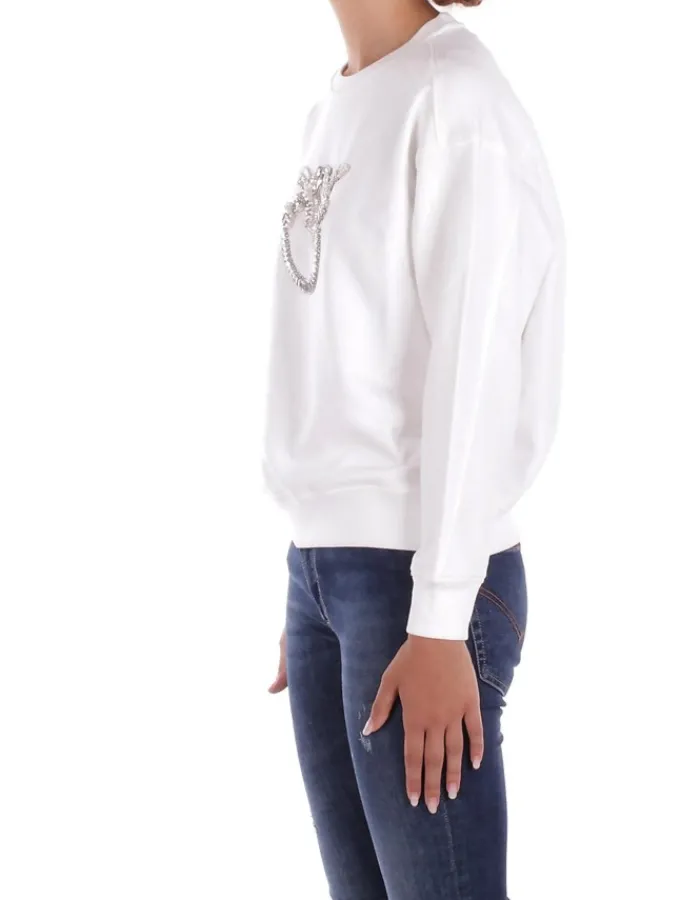 PINKO Felpa Donna Nelly maglia felpa ricamo>Donna Felpe