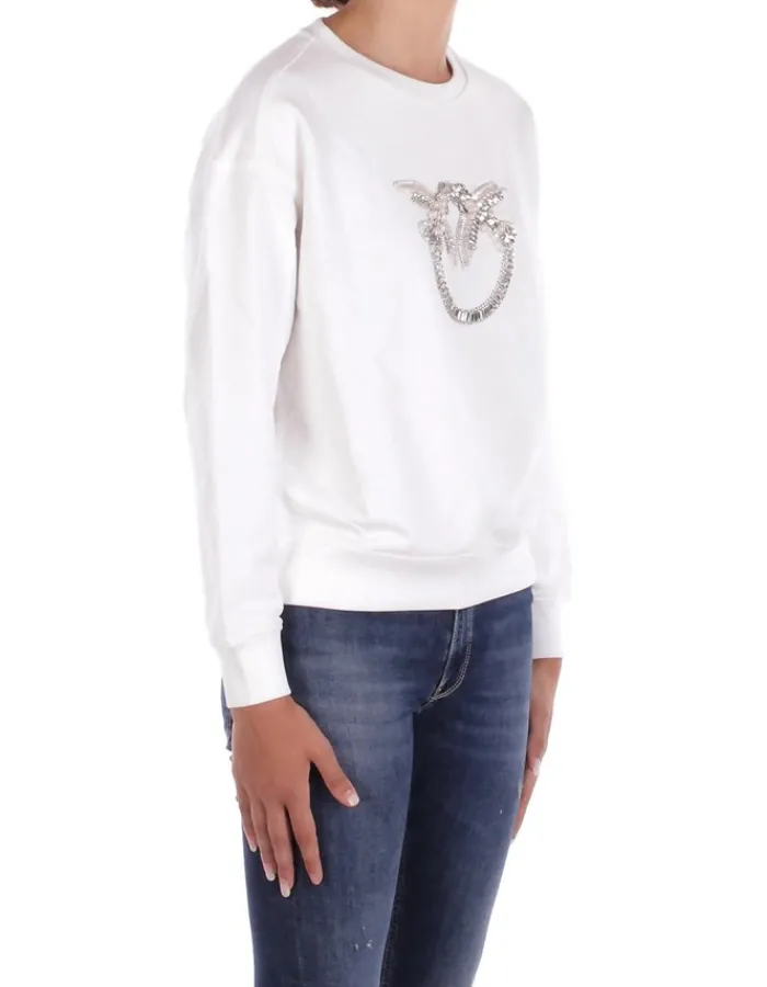 PINKO Felpa Donna Nelly maglia felpa ricamo>Donna Felpe