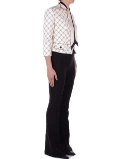 ELISABETTA FRANCHI Giacca Donna A righe><noscript><img width=