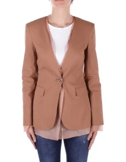 PINKO Giacca Donna Gallina giacca lino stretch>Donna Giacche