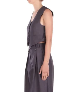 JOHN RICHMOND Gilet Donna Gilet jacket blesten>Donna Giacche