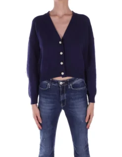 LIU JO Maglia Donna Maglia aperta m/l v neck>Donna Maglieria