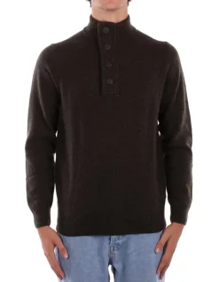 BARBOUR Maglia Uomo Essential patch half zip>Uomo Maglieria