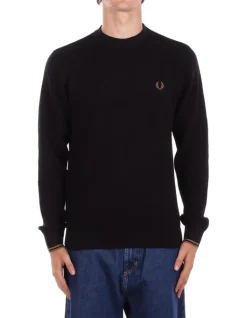 FRED PERRY Maglia Uomo Fp waffle stitch jumper>Uomo Maglieria