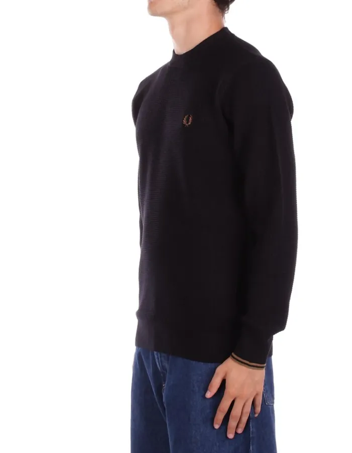 FRED PERRY Maglia Uomo Fp waffle stitch jumper>Uomo Maglieria