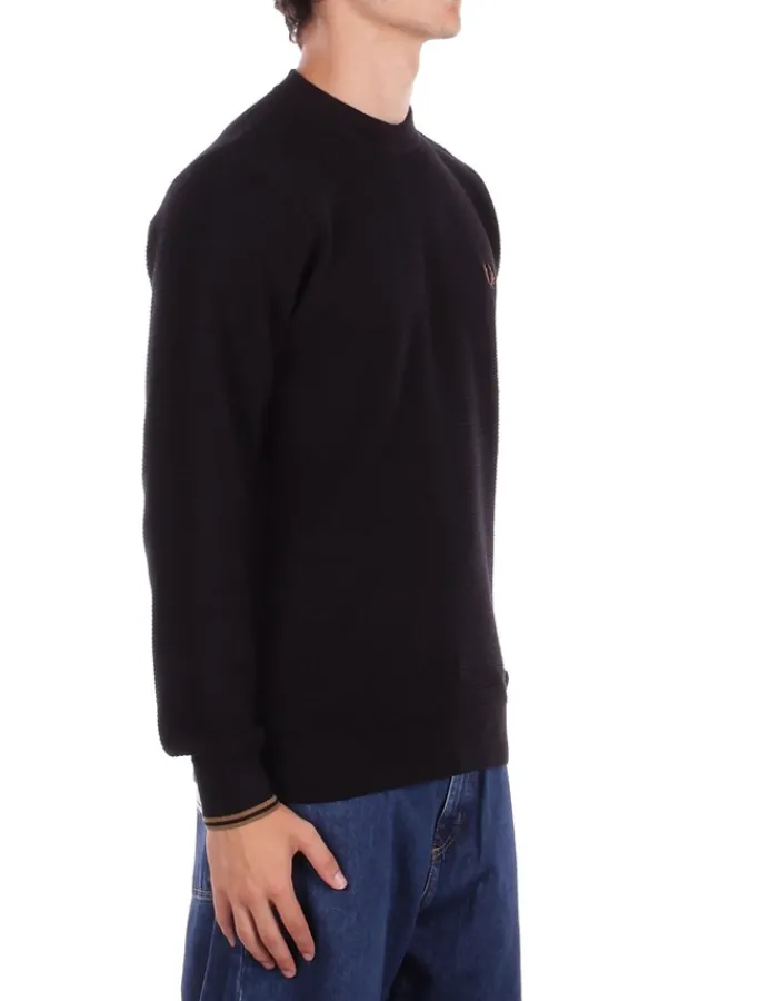 FRED PERRY Maglia Uomo Fp waffle stitch jumper>Uomo Maglieria