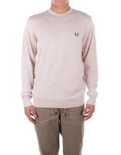 FRED PERRY Maglia Uomo Fp classic crew neck jumper>Uomo Maglieria