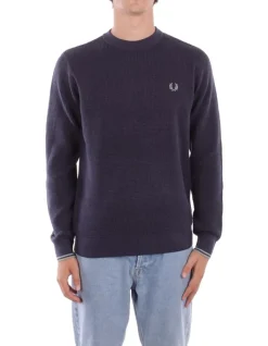 FRED PERRY Maglia Uomo Fp waffle stitch jumper>Uomo Maglieria