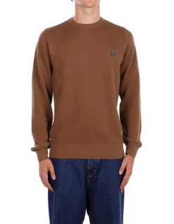 FRED PERRY Maglia Uomo Fp pique stitch jumper>Uomo Maglieria