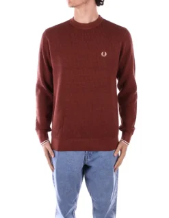 FRED PERRY Maglia Uomo Fp waffle stitch jumper>Uomo Maglieria