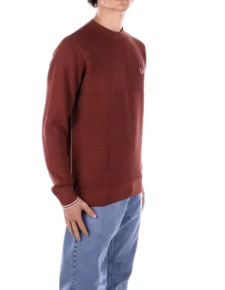 FRED PERRY Maglia Uomo Fp waffle stitch jumper><noscript><img width=