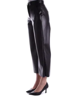 MADEMOISELLE DU MONDE Pantalone Donna Pelle cargo>Donna Pantaloni