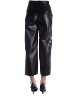 MADEMOISELLE DU MONDE Pantalone Donna Pelle cargo><noscript><img width=