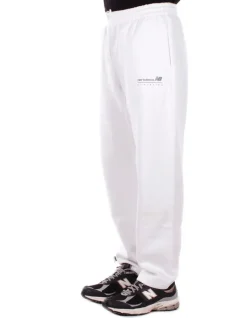 NEW BALANCE Pantalone Unisex Linear graphic fleece pant>Donna Pantaloni|Pantaloni