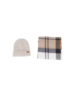 BARBOUR Set accessori Donna Pendle beanie+blair scarf set>Donna Set Accessori