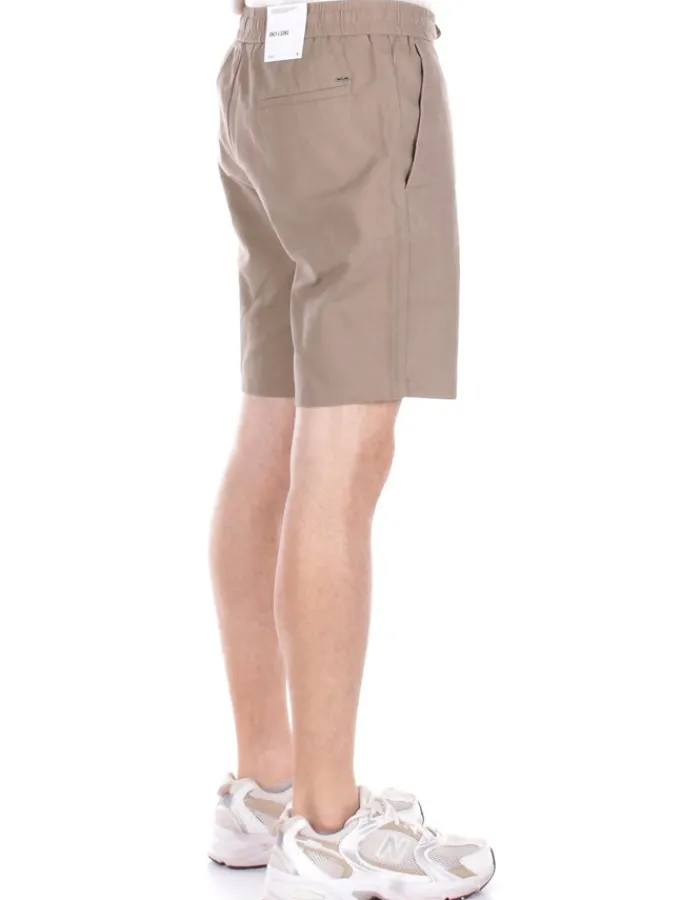 ONLY & SONS Shorts Uomo Onslinus 0007 cot lin shorts n>Uomo Shorts