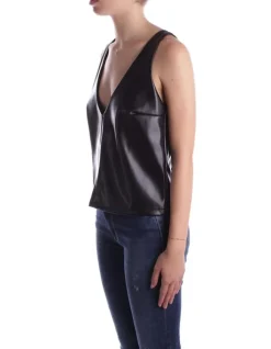 KOSTUMN1° Top Donna In ecopelle>Donna Top