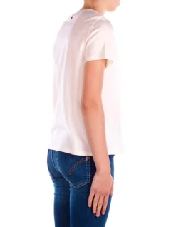 MAX MARA T-shirt Donna T-shirt jersey cotone con rica><noscript><img width=