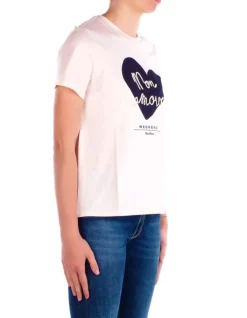 MAX MARA T-shirt Donna T-shirt jersey cotone con rica><noscript><img width=