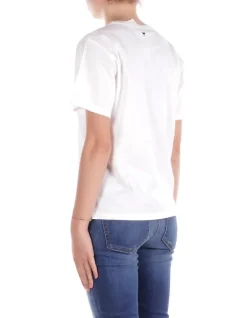 MAX MARA T-shirt Donna Jersey di cotone ricamato><noscript><img width=