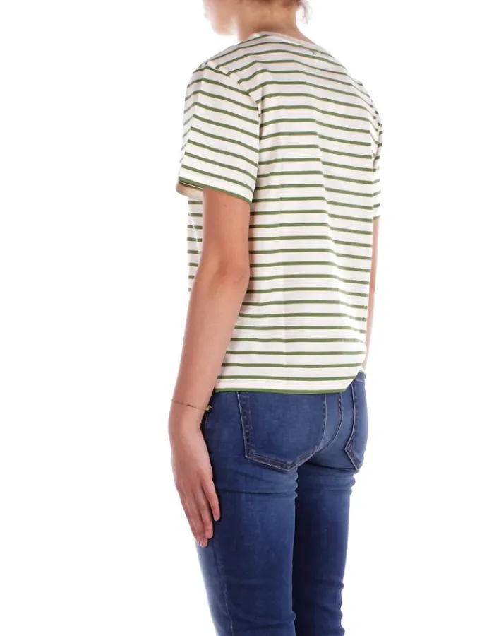 MAX MARA T-shirt Donna Jersey di cotone ricamato>Donna T-Shirt