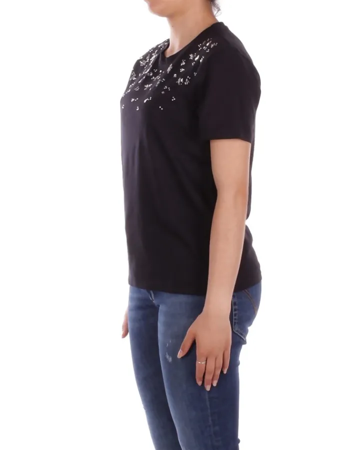 ONLY T-shirt Donna Onlparker ss o neck bling>Donna T-Shirt