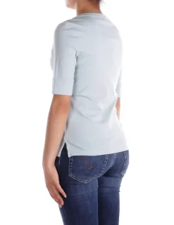 RALPH LAUREN T-shirt Donna V judy elbow sleeve knit><noscript><img width=