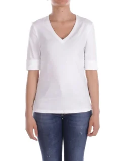RALPH LAUREN T-shirt Donna V judy elbow sleeve knit>Donna T-Shirt
