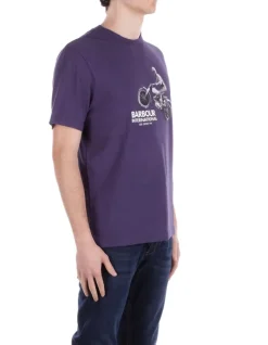 BARBOUR T-shirt Uomo Jump archive graphic t-shirt><noscript><img width=