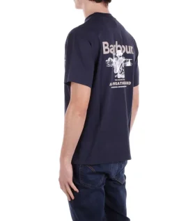 BARBOUR T-shirt Uomo Outdoors graphic t-sirt><noscript><img width=