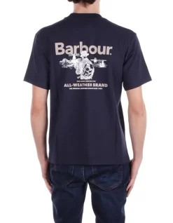 BARBOUR T-shirt Uomo Outdoors graphic t-sirt><noscript><img width=