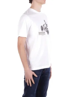 BARBOUR T-shirt Uomo Jump archive graphic t-shirt><noscript><img width=